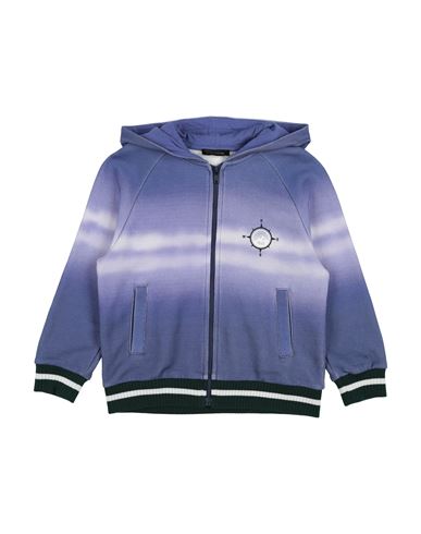 Monnalisa Toddler Boy Sweatshirt Purple Size 6 Cotton In Purple