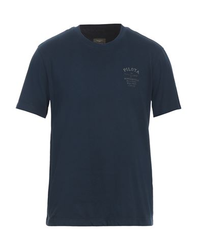 Aeronautica Militare Man T-shirt Navy Blue Size Xxl Cotton