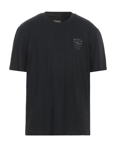 Aeronautica Militare Man T-shirt Black Size Xl Cotton
