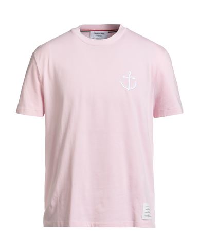Thom Browne Man T-shirt Pink Size 4 Cotton