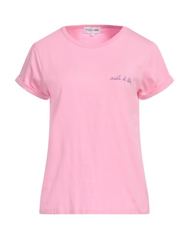 Maison Labiche Woman T-shirt Pink Size L Organic Cotton