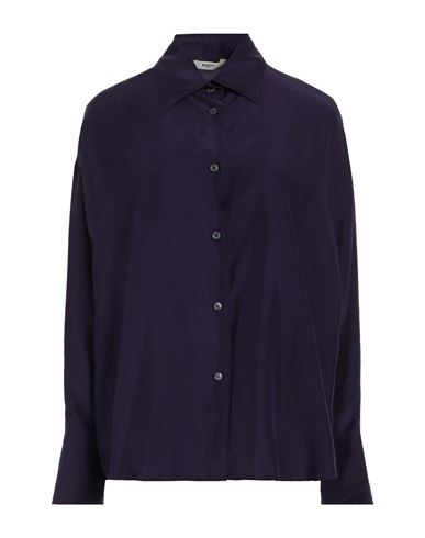 Barena Venezia Barena Woman Shirt Purple Size 4 Silk In Black