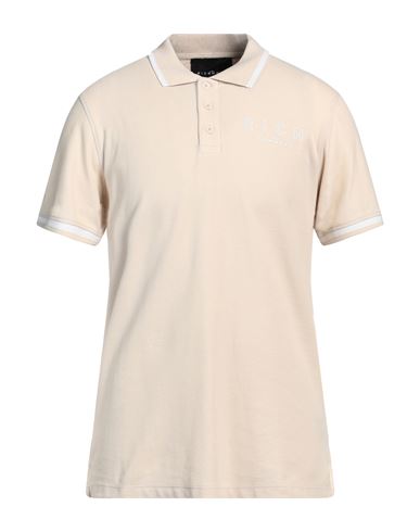 John Richmond Man Polo Shirt Beige Size Xxl Cotton In Neutral
