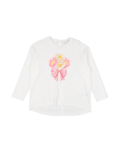 Monnalisa Toddler Girl T-shirt White Size 7 Cotton In White