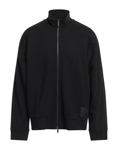 Armani Exchange Man Sweatshirt Black Size Xxl Cotton, Elastane, Polyester