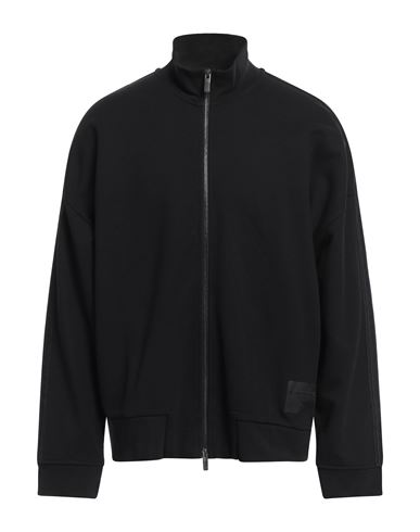 Armani Exchange Man Sweatshirt Black Size Xl Cotton, Elastane, Polyester In Black