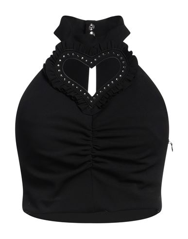 Aniye By Woman Top Black Size 8 Polyester, Elastane