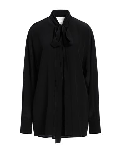 Sportmax Woman Shirt Black Size 6 Silk