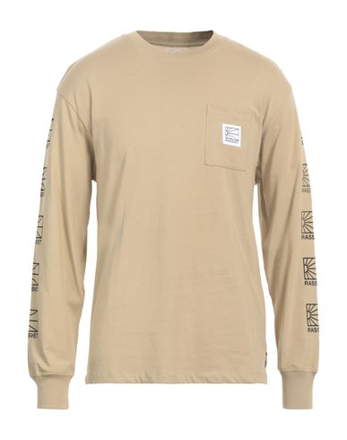 Rassvet Man T-shirt Khaki Size Xl Cotton In Neutral