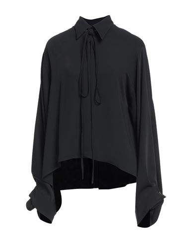 Mm6 Maison Margiela Woman Shirt Black Size 6 Polyester In Black