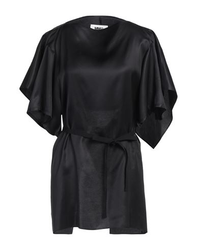Mm6 Maison Margiela Woman Top Black Size 6 Viscose In Black