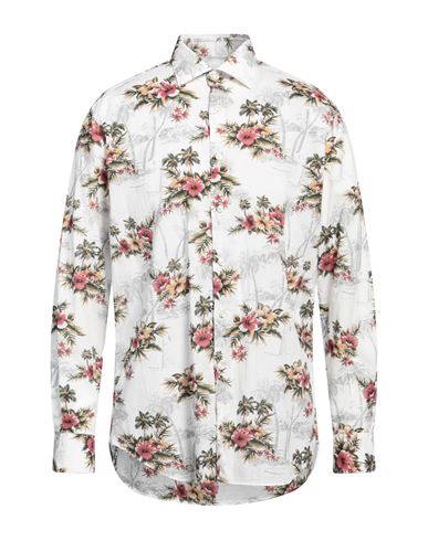 Xacus Man Shirt White Size L Cotton In White
