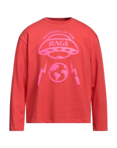 Members Of The Rage Man T-shirt Tomato Red Size M Cotton, Elastane