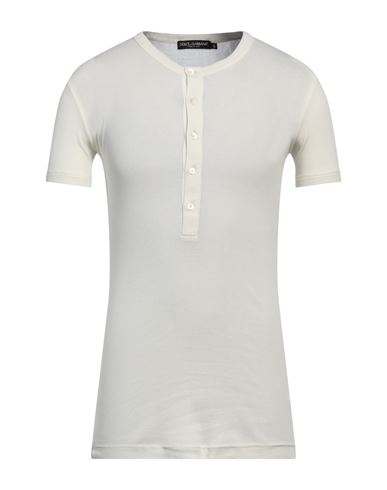 DOLCE&GABBANA T-shirts Herren Elfenbein 44 Herren