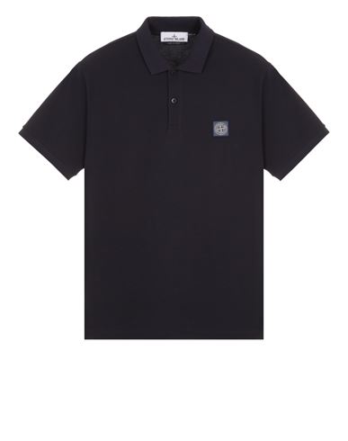 Stone Island Polo Bleu Coton