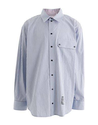 Helmut Lang Man Shirt Blue Size M Cotton