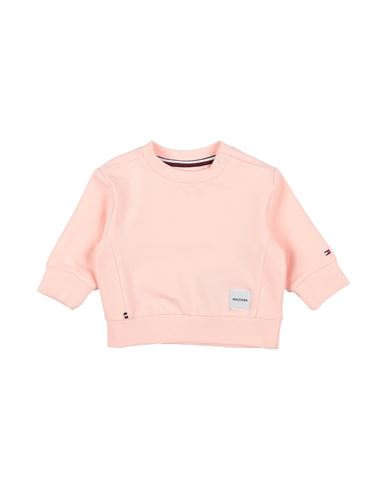 Tommy Hilfiger Newborn Girl Sweatshirt Light Pink Size 0 Cotton, Elastane In Pink