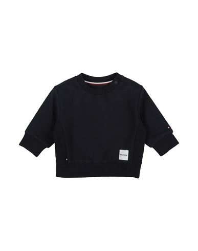 Tommy Hilfiger Newborn Girl Sweatshirt Midnight Blue Size 0 Cotton, Elastane In Blue