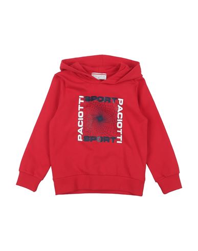 Cesare Paciotti Paciotti Toddler Boy Sweatshirt Red Size 6 Cotton, Elastane In Red