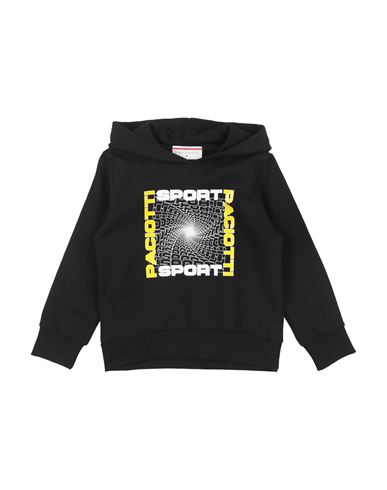Cesare Paciotti Paciotti Toddler Boy Sweatshirt Black Size 4 Cotton, Elastane In Black