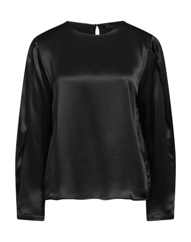 Armani Exchange Woman Top Black Size L Viscose In Black