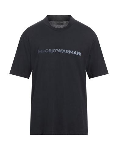 EMPORIO ARMANI EMPORIO ARMANI MAN T-SHIRT MIDNIGHT BLUE SIZE XXL COTTON