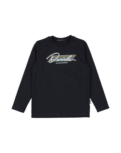 DANIELE ALESSANDRINI DANIELE ALESSANDRINI TODDLER BOY T-SHIRT MIDNIGHT BLUE SIZE 6 COTTON, ELASTANE 