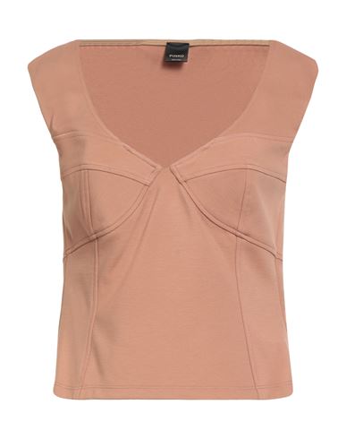 Pinko Woman Top Blush Size 8 Viscose, Polyamide, Elastane In Burgundy