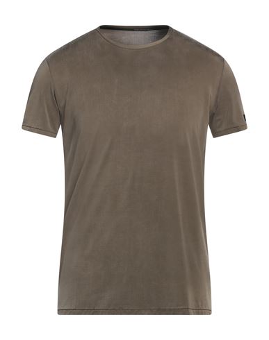 Rrd Man T-shirt Military Green Size 40 Cupro, Elastane