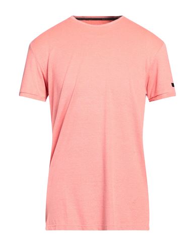 Rrd Man T-shirt Salmon Pink Size 42 Cotton, Polyamide, Elastane