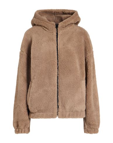 Shoe® Shoe Woman Sweatshirt Light Brown Size L Acrylic, Polyester In Brown