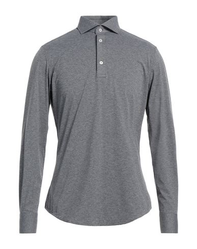 Traiano Man Shirt Grey Size 15 ½ Polyamide, Elastane In Gray