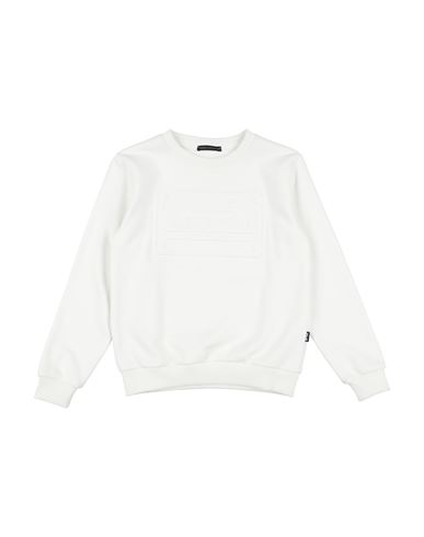 DANIELE ALESSANDRINI DANIELE ALESSANDRINI TODDLER BOY SWEATSHIRT WHITE SIZE 6 COTTON 