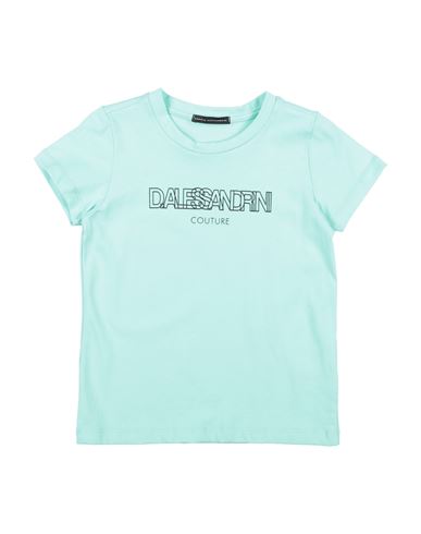 Daniele Alessandrini Toddler Boy T-shirt Turquoise Size 5 Cotton, Elastane In Blue