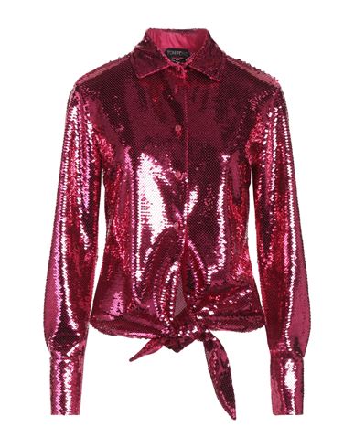Tom Ford Woman Shirt Fuchsia Size 0 Polyamide, Elastane In Burgundy