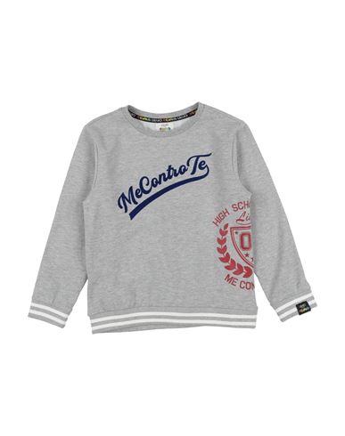 Liu •jo Me Contro Te Toddler Girl Sweatshirt Light Grey Size 6 Cotton, Viscose, Elastane In Grey