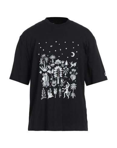 Neil Barrett Man T-shirt Black Size L Cotton In Black