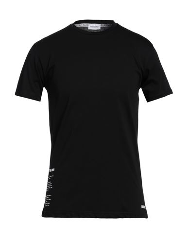 BIKKEMBERGS BIKKEMBERGS MAN T-SHIRT BLACK SIZE 44 COTTON