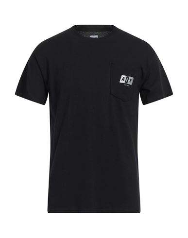 Aïe Man T-shirt Black Size M Cotton In Black