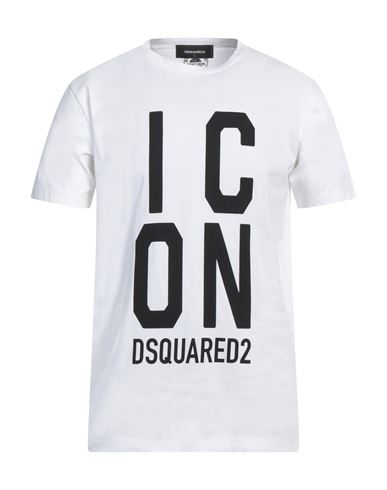 Dsquared2 Dsq2 Icon Logo Cool Fit Ss Tshirt Wht In White