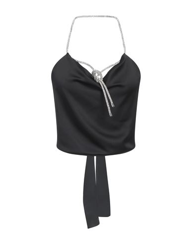 Simona Corsellini Woman Top Black Size 4 Polyester