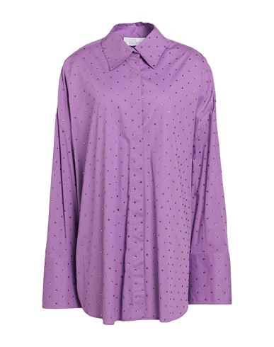 Giuseppe Di Morabito Woman Shirt Light Purple Size 4 Cotton In Purple