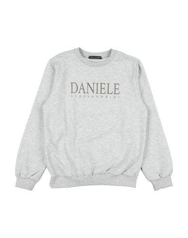 DANIELE ALESSANDRINI DANIELE ALESSANDRINI TODDLER BOY SWEATSHIRT GREY SIZE 6 COTTON, ELASTANE 