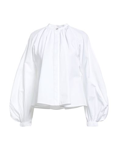Jil Sander Woman Shirt White Size 4 Cotton