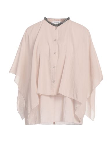 Fabiana Filippi Stand-up Collar Shirt In Beige