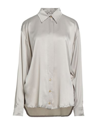 Alysi Woman Shirt Light Grey Size 4 Silk In Gray