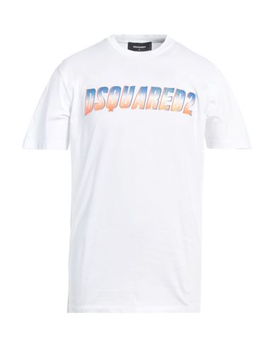 Dsquared2 Logo-print Cotton T-shirt In White