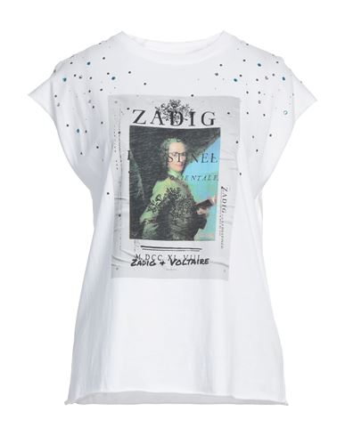 Zadig & Voltaire Woman T-shirt White Size Xs Cotton