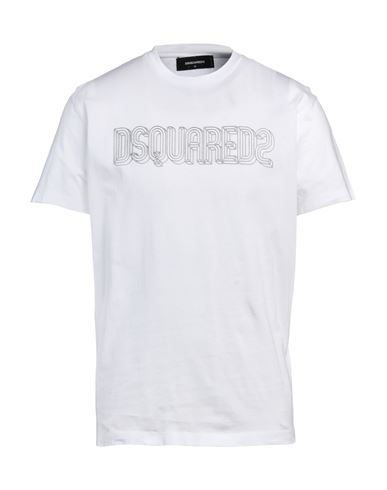 Dsquared2 Logo-print Cotton T-shirt In White