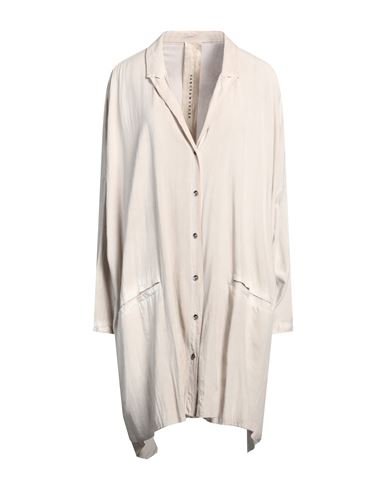 Shop Sanctamuerte Woman Overcoat & Trench Coat Ivory Size M Viscose In White